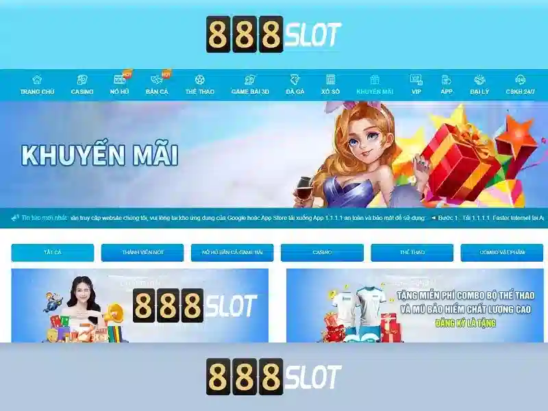 Các trò chơi slot tại 888slot
